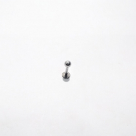 Material Aço Cirúrgico Inox -Tamanho 1,2mm de espessura e 6mm de comprimento da haste e 0,3mm da esfera (bolinha).