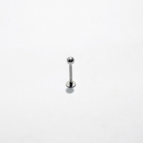 Material Aço Cirúrgico Inox -Tamanho 1,2mm de espessura e 10mm de comprimento da haste e 0,3mm da esfera (bolinha).
