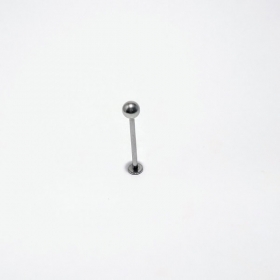 Material Aço Cirúrgico Inox -Tamanho 1,2mm de espessura e 14mm de comprimento da haste e 0,3mm da esfera (bolinha).