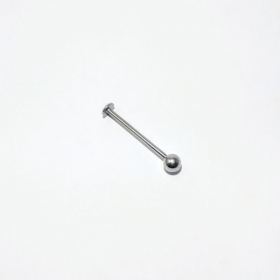 Material Aço Cirúrgico Inox -Tamanho 1,2mm de espessura e 16mm de comprimento da haste e 0,3mm da esfera (bolinha).
