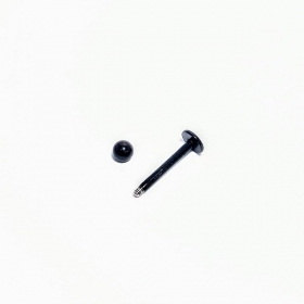 Material Aço Cirúrgico Inox L316 -Tamanho 1,2mm de espessura e 12mm de comprimento da haste e 0,3mm da esfera (bolinha).